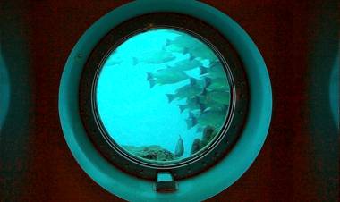 A self-cleaning glass keeps itself perfect submerged