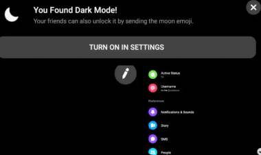 Facebook Messenger Dark Mode Activated on Android, iOS